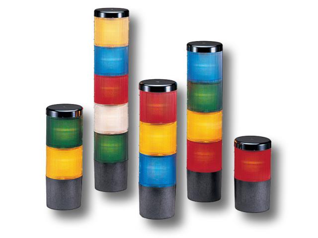 Federal Signal Tower Light Base; 100mm; 24-240VAC/DC; Surface Mount; Black Housing